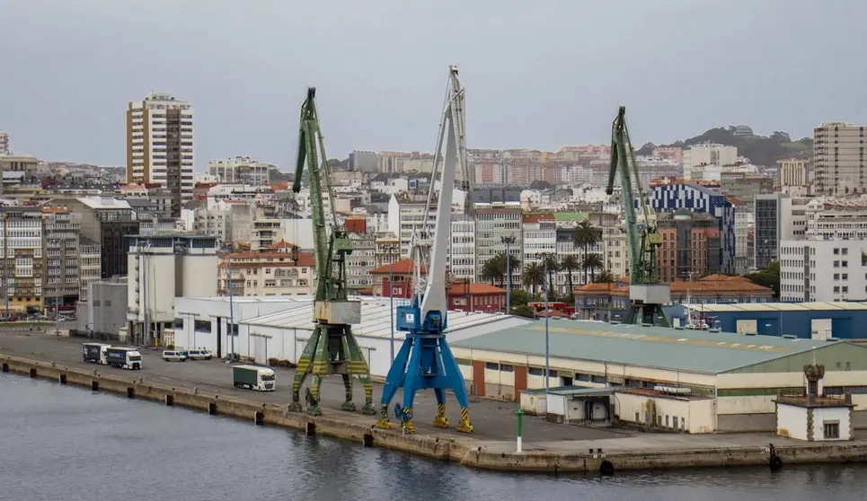 Muelle de Calvo Sotelo en el Puerto de A Coru&ntilde;a.