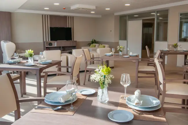 Unha residencia de maiores en Galicia.