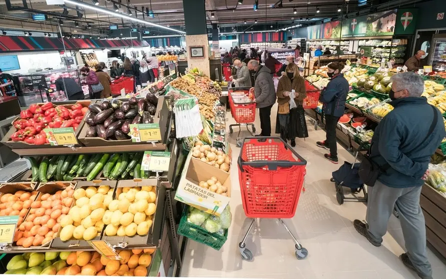 Un supermercado Eroski.