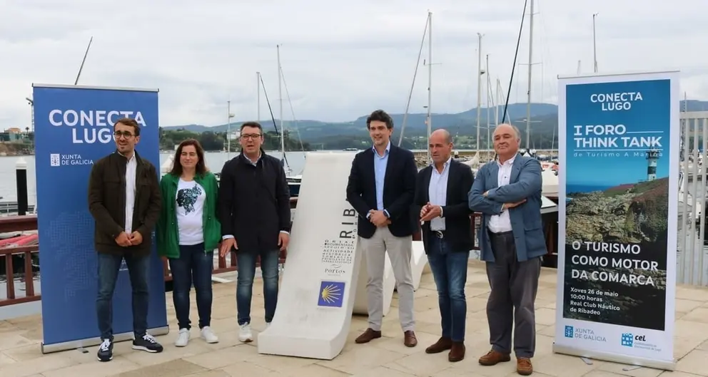 Presentaci&oacute;n del I Foro Think Tank de Turismo de A Mari&ntilde;a en el Real Club N&aacute;utico de Ribadeo.