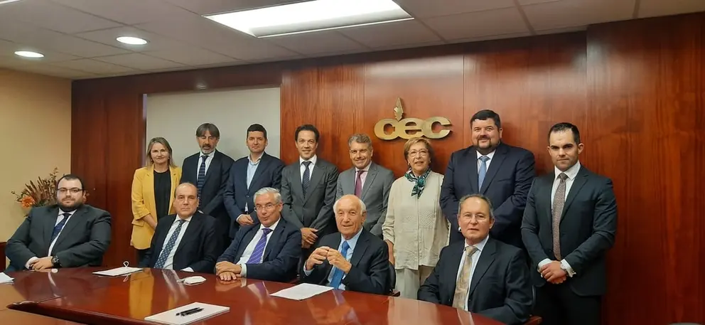 Reuni&oacute;n del plenario de la Corte Arbitral del Noroeste en la sede de la CEC.