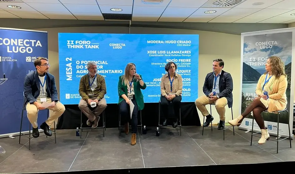 Participantes en la mesa "El potencial del sector agroalimentario&rdquo; en el II Foro Think Tank.