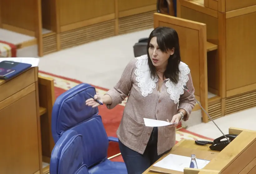 Comparecencia de Mar&iacute;a Jes&uacute;s Lorenzana no Parlamento galego.