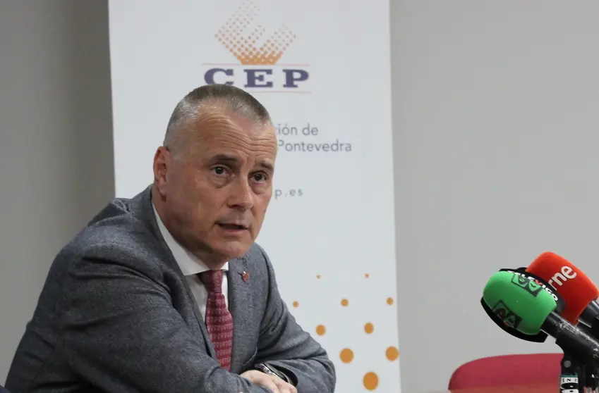 Jorge Cebreiros, presidente de la Confederaci&oacute;n Empresarial de Pontevedra.