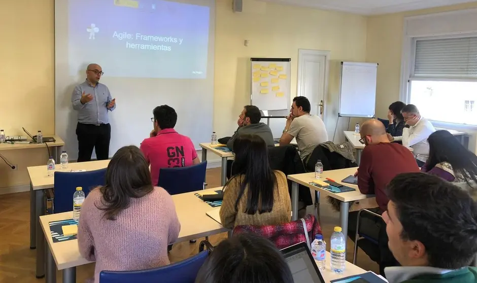 Una formaci&oacute;n del IDE Asime, en la sede en Vigo del centro.