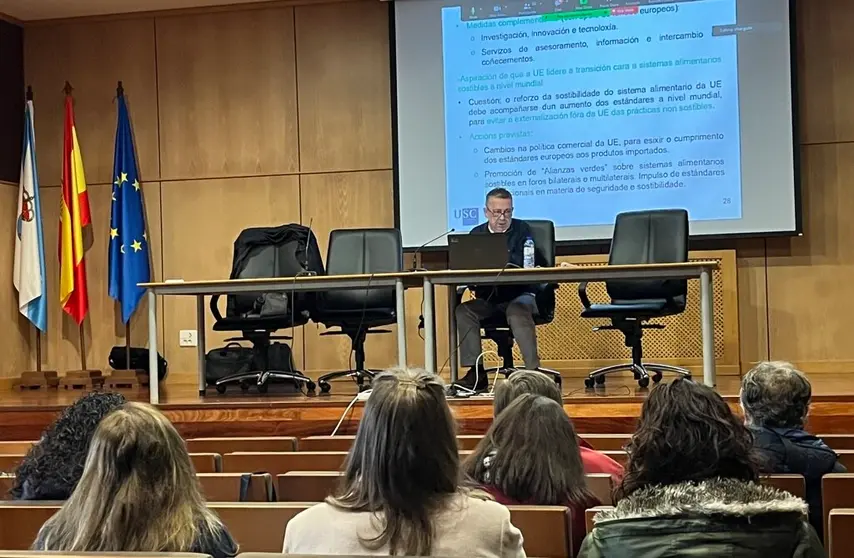 Edelmiro L&oacute;pez, na xornada divulgativa sobre a nova PAC.