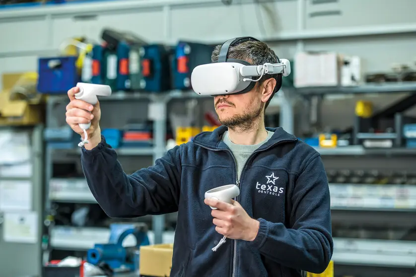 Texas Controls ha desarrollado un simulador en&nbsp;realidad virtual para el apriete controlado en la industria e&oacute;lica..