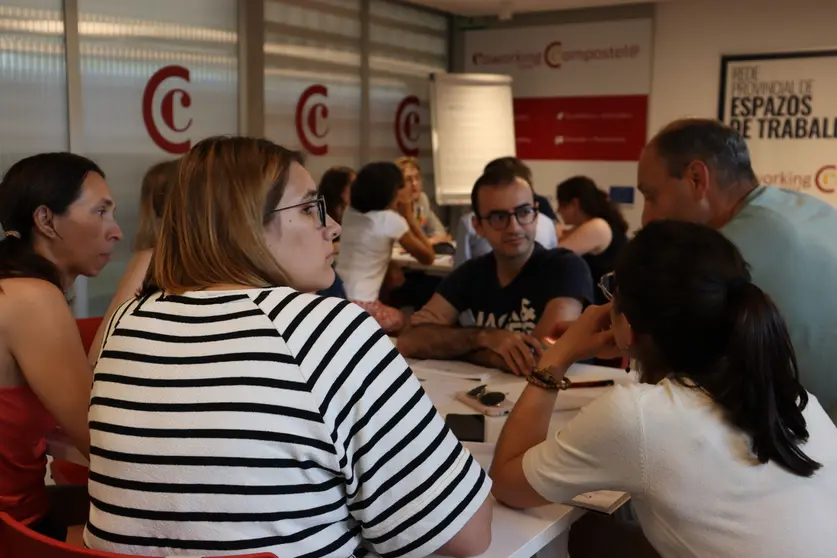 Una de las formaciones realizadas en el CCoworking Digital Compostela.