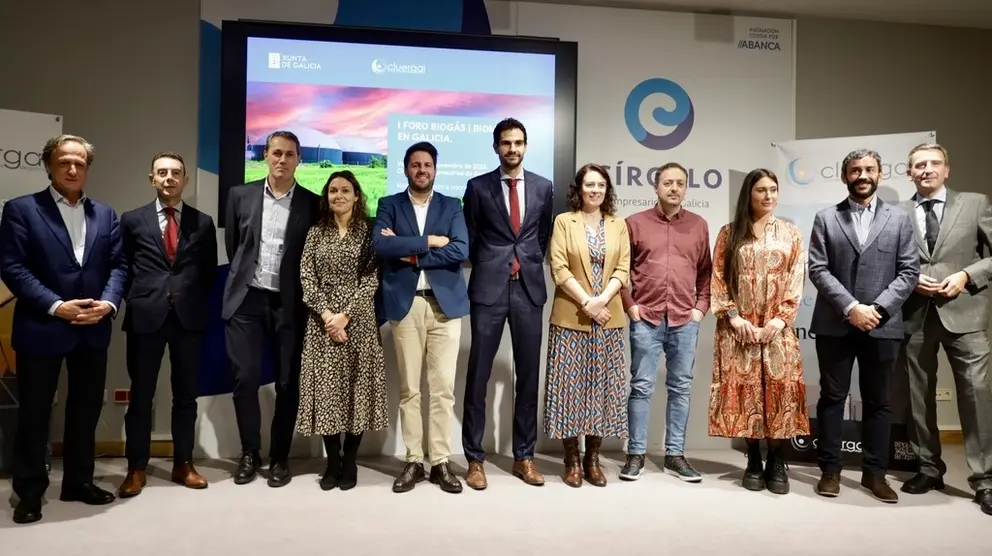 Ponentes de la jornada sobre gases renovables organizada por Cluergal en Vigo.