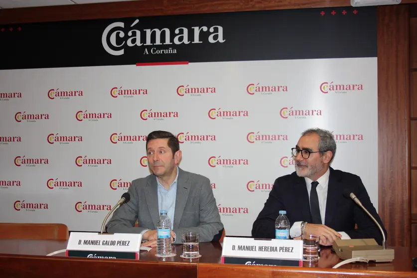 Presentaci&oacute;n das axudas da Xunta ao sector comercial na sede da C&aacute;mara da Coru&ntilde;a.