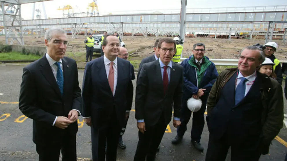 N&uacute;&ntilde;ez Feijoo visit&oacute; los astilleros de Navantia Fene