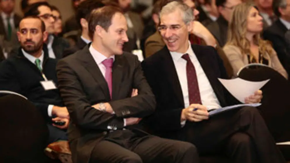 El conselleiro de Econom&iacute;a en la jornada de trabajo con el sector de la automoci&oacute;n.