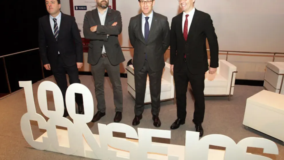 N&uacute;&ntilde;ez Feijoo en la inauguraci&oacute;n del  II Encuentro de Directivos 100 consejos para el 2016