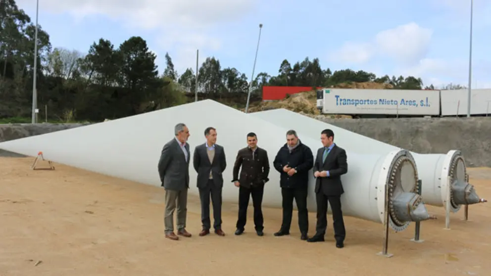El delegado de la Xunta en Pontevedra visit&oacute; la firma Galventus.