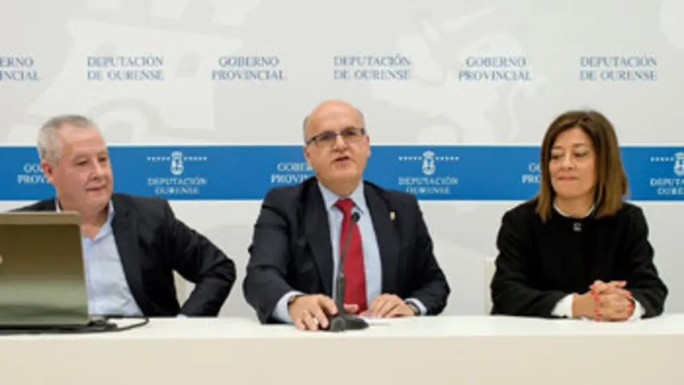 Juan Carlos Parada, Manuel Baltar y Rosa Mar&iacute;a S&aacute;nchez.