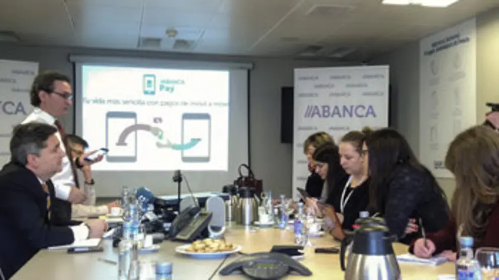 Presentaci&oacute;n de Abanca Pay a los medios de comunicaci&oacute;n.