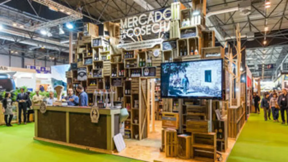 Stand del Mercado de la Cosecha en el Sal&oacute;n Gourmets de Madrid.