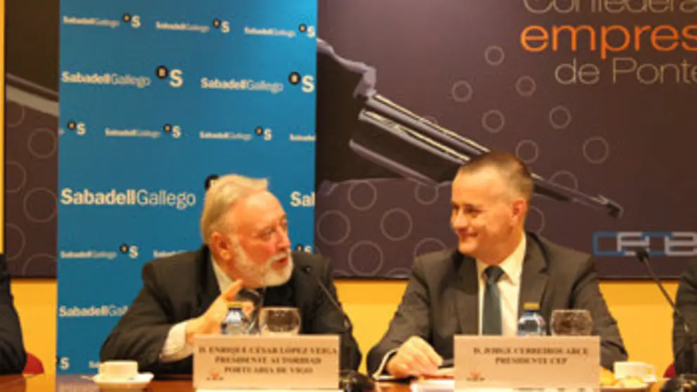 Enrique L&oacute;pez Veiga y Jorge Cebreiros.
