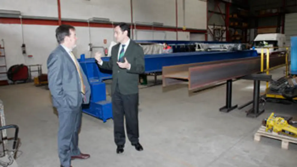 El director del Igape visit&oacute; la empresa Galman.