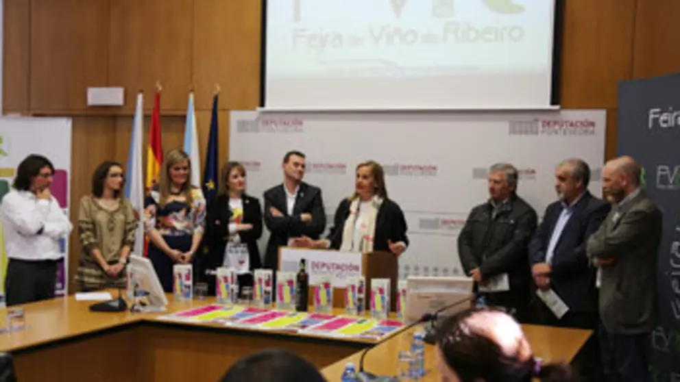 Presentaci&oacute;n de la LIII Feria del Vino del Ribeiro en la Diputaci&oacute;n de Pontevedra.
