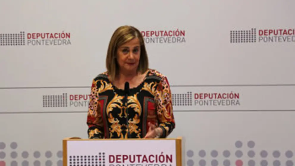 Carmela Silva, presidenta de la Diputaci&oacute;n de Pontevedra.