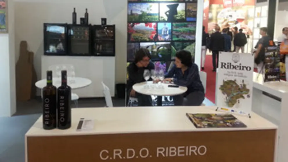 Stand de la D.O. Ribeiro en Alimentaria.