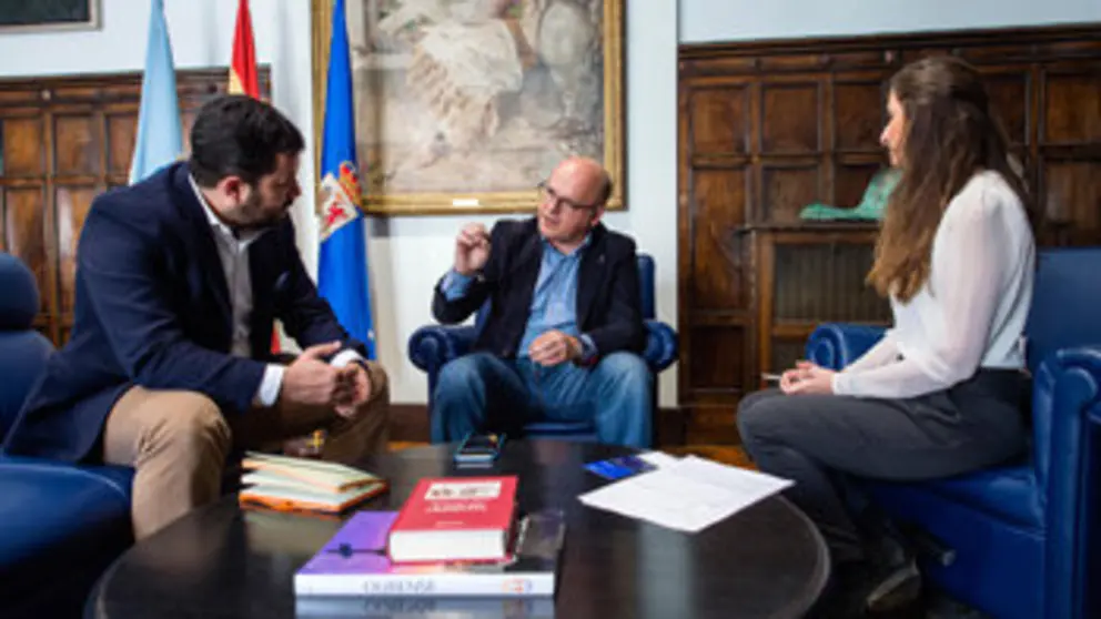 Jorge Brown, Manuel Baltar y Carlota Pico./A.P.