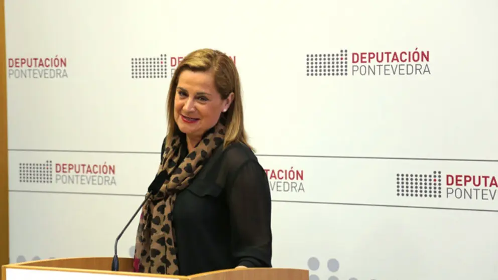 Carmela Silva, presidenta de la Diputaci&oacute;n de Pontevedra.