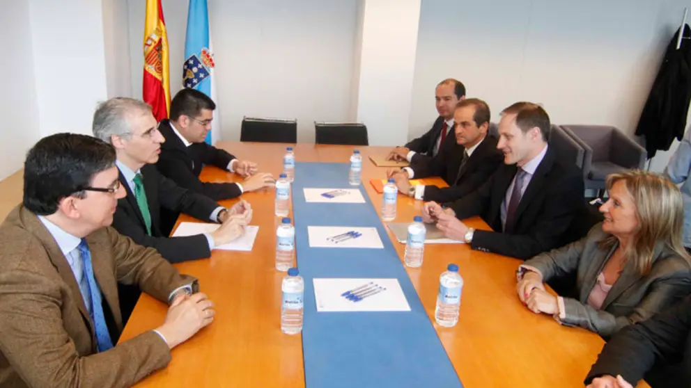 Reuni&oacute;n del conselleiro de Econom&iacute;a y el director de la f&aacute;brica PSA-Citro&euml;n Vigo.
