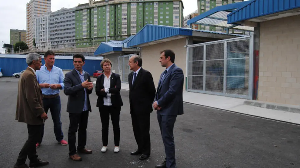 Visita del presidente de la Autoridad Portuaria de A Coru&ntilde;a y la conselleira de Mar a las instalaciones destinadas