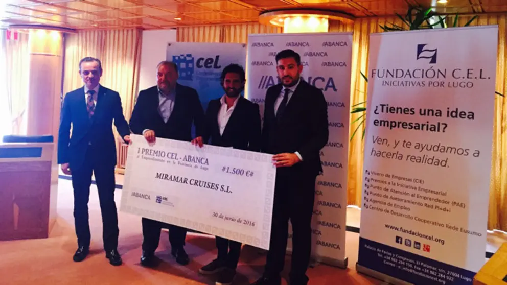 Miramar Cruises recibi&oacute; el I Premio CEL-Abanca de