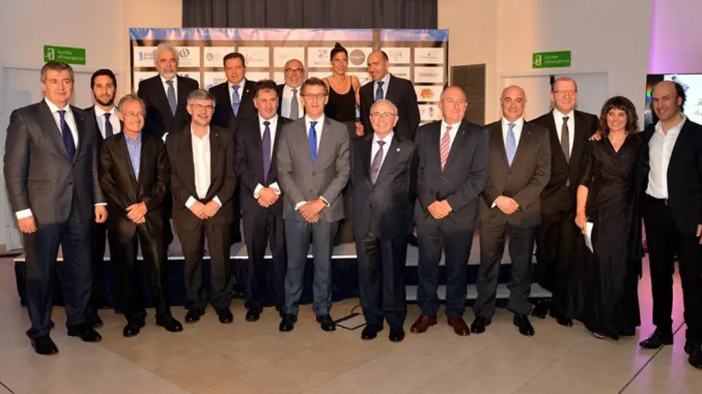 Asistentes a la cena gala de la en Barcelona.