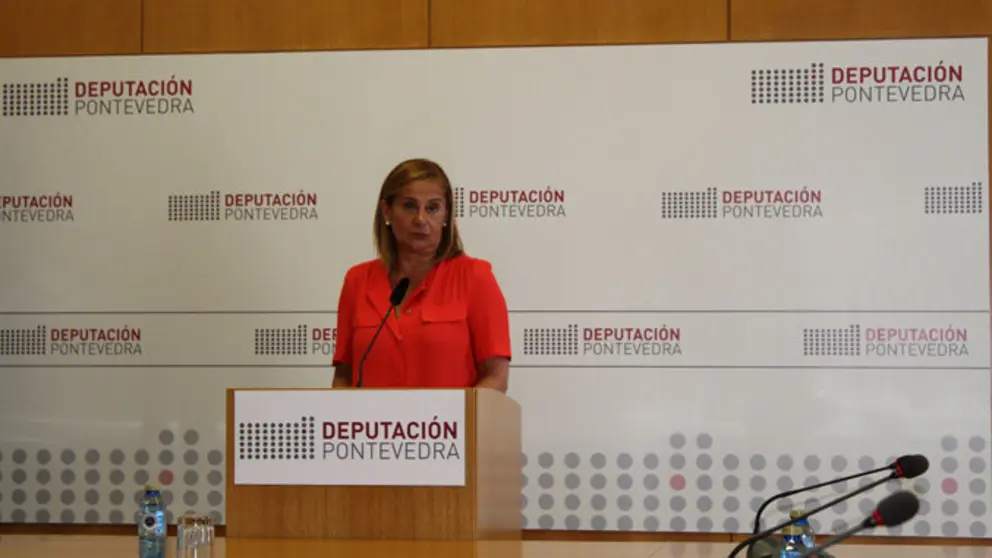 Carmela Silva, presidenta de la Diputaci&oacute;n de Pontevedra.