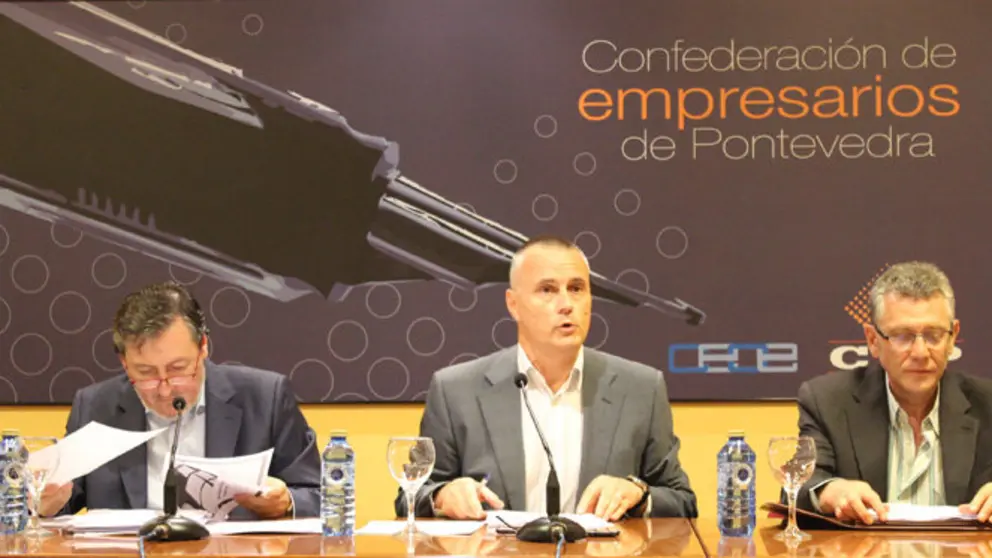 Directiva de la Confederaci&oacute;n de Empresarios de Pontevedra.