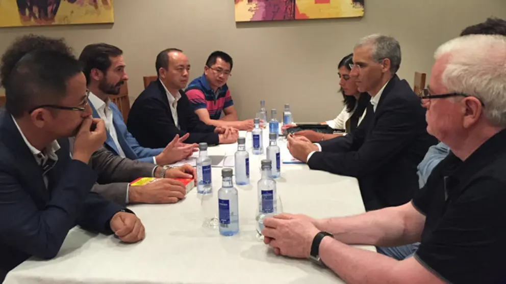 El conselleiro de Econom&iacute;a se reuni&oacute; con una delegaci&oacute;n de empresarios chinos.
