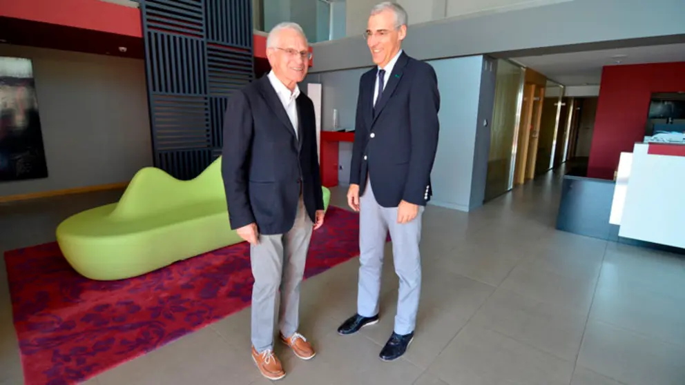 Florentino Cacheda y Francisco Conde./F.BREA.