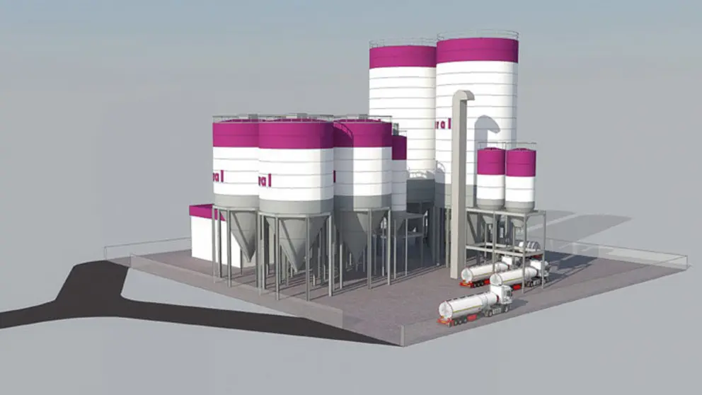 Infograf&iacute;a de las futuras instalaciones de Bombeos y Transportes Carral.