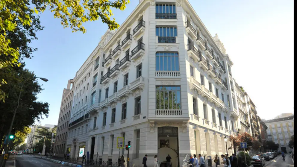 Nueva sede de Abanca en Madrid, en el paseo de Recoletos.