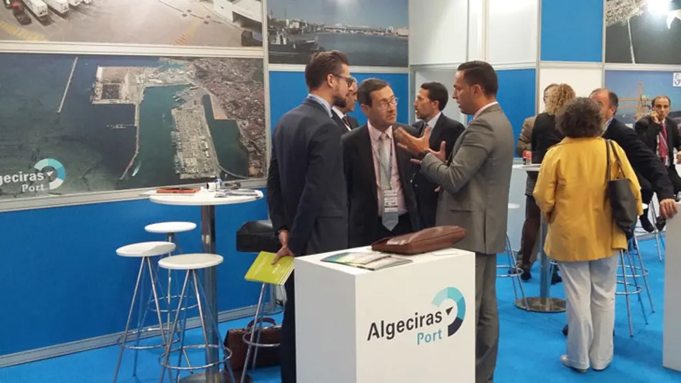 Stand del Puerto de Algeciras en Conxemar.