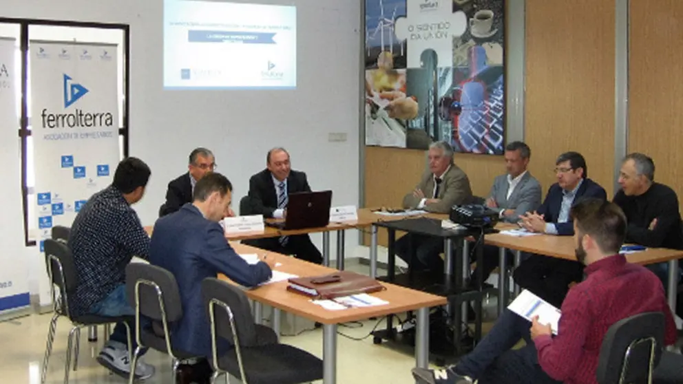Presentaci&oacute;n del informe de la Asociaci&oacute;n de Empresarios de Ferrolterra.