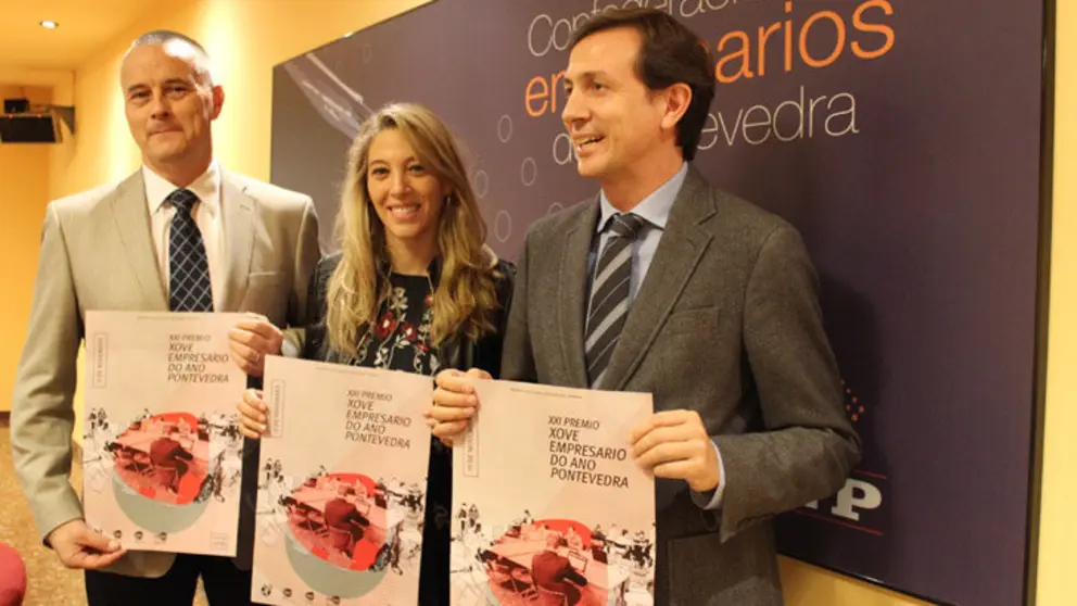 Presentaci&oacute;n del premio Xove Empresario do Ano.