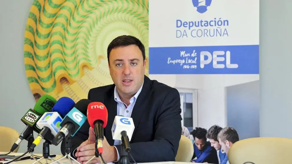 O presidente da Deputaci&oacute;n da Coru&ntilde;a, Valent&iacute;n Gonz&aacute;lez.