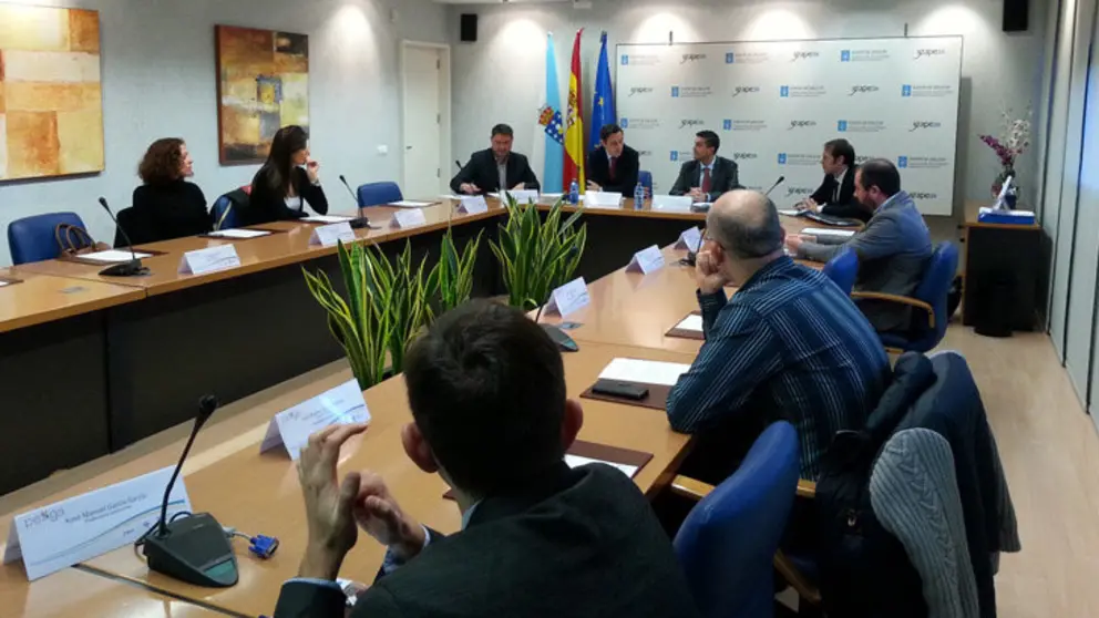 El director del Igape particip&oacute; en la apertura del encuentro empresarial con la plataforma de la red Pexga.