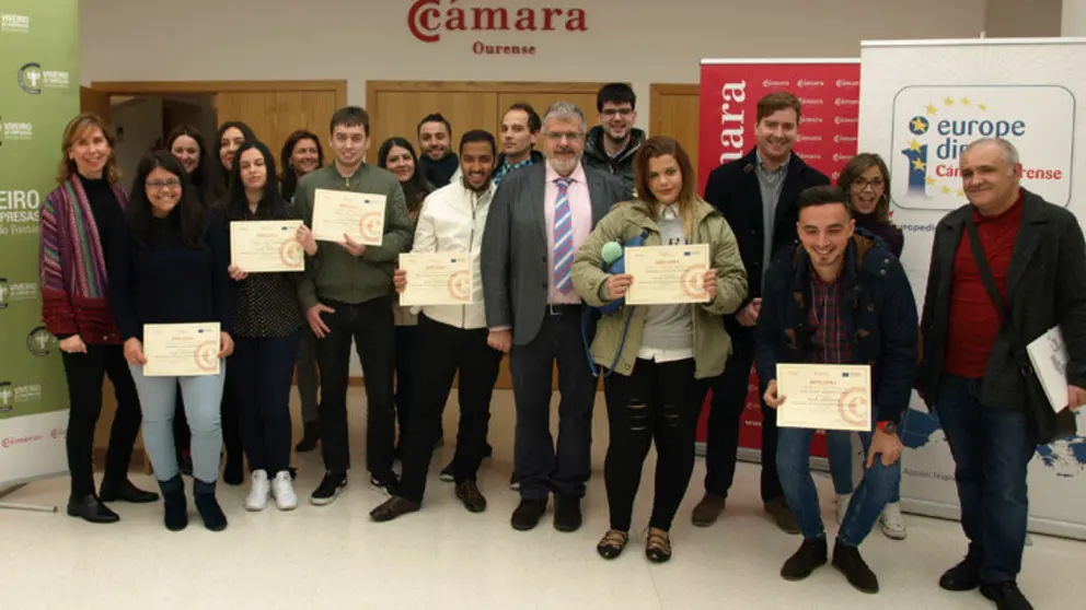 Clausura del programa "Xove_Emprende" de la C&aacute;mara de Ourense.