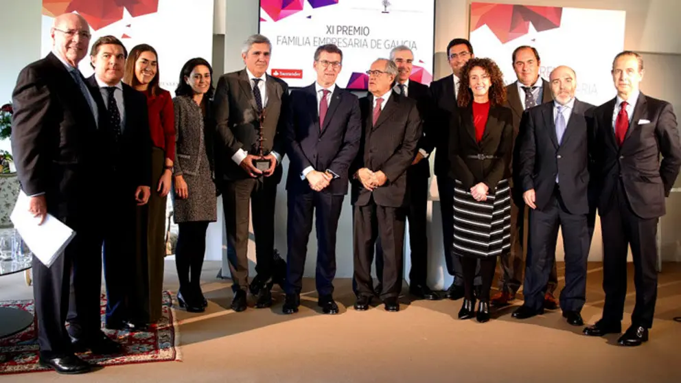 Entrega del Premio Familia Empresaria de Galicia./X.CRESPO.