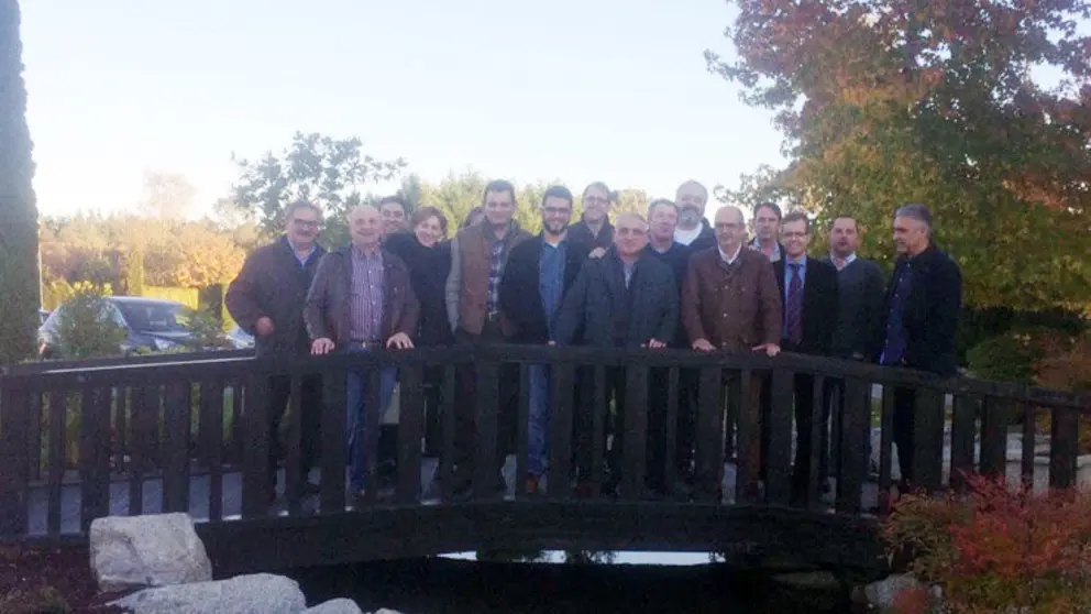 Integrantes de la Junta Directiva del CMD en Vilalba.