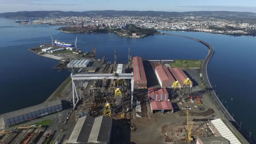 Astillero de Navantia en Fene.