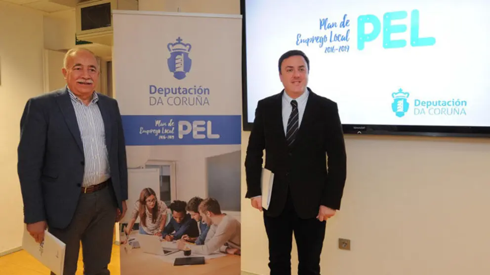 El diputado Jos&eacute; Luis Garc&iacute;a y el presidente provincial Valent&iacute;n Garc&iacute;a presentaron las nuevas ayudas del PEL.