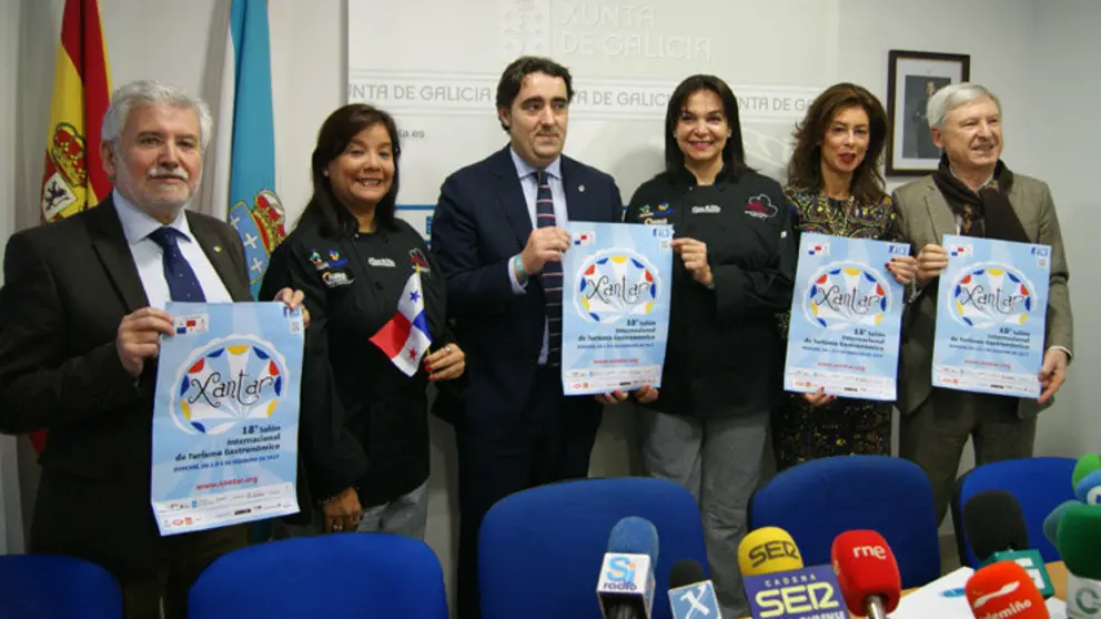 Presentaci&oacute;n de la 18&ordf; edici&oacute;n de Xantar, en la Delegaci&oacute;n de la Xunta en Ourense./P.L.