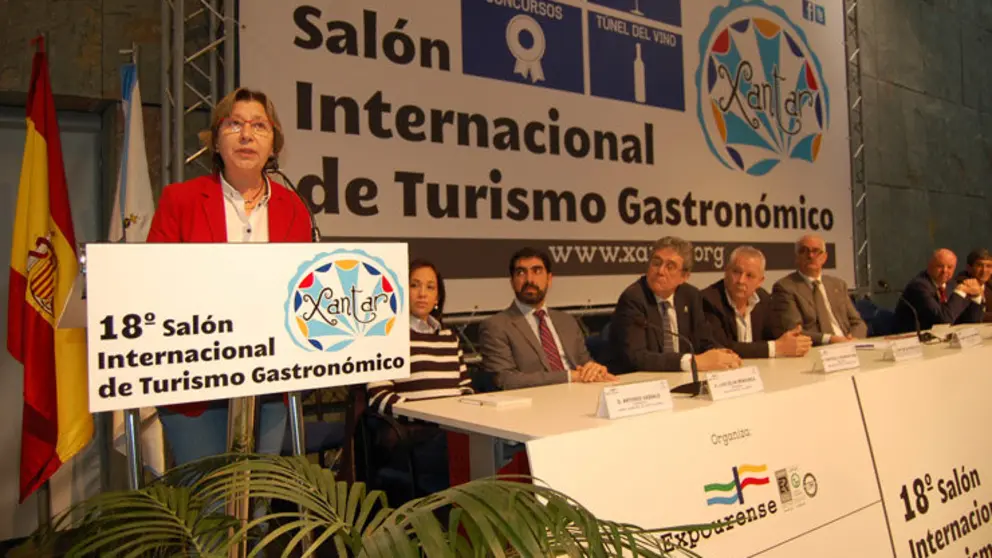 La conselleira Rosa Quintana particip&oacute; en los actos del D&iacute;a del Mar en la feria Xantar.